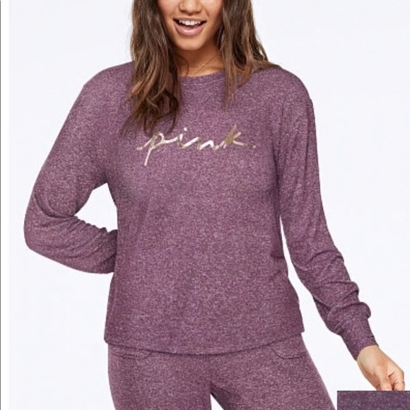 NWT VS PINK COZY Sleepwear SET LARGE - Picture 4 of 7